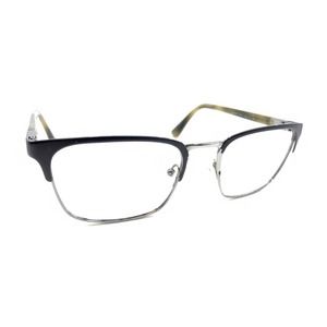 Prada VPR 54T U6C-1O1 Matte Black Silver Eyeglasses Frames 53-19 140 Italy